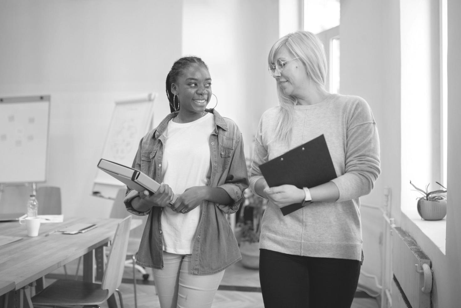 Financial planning workspace with documents and calculator